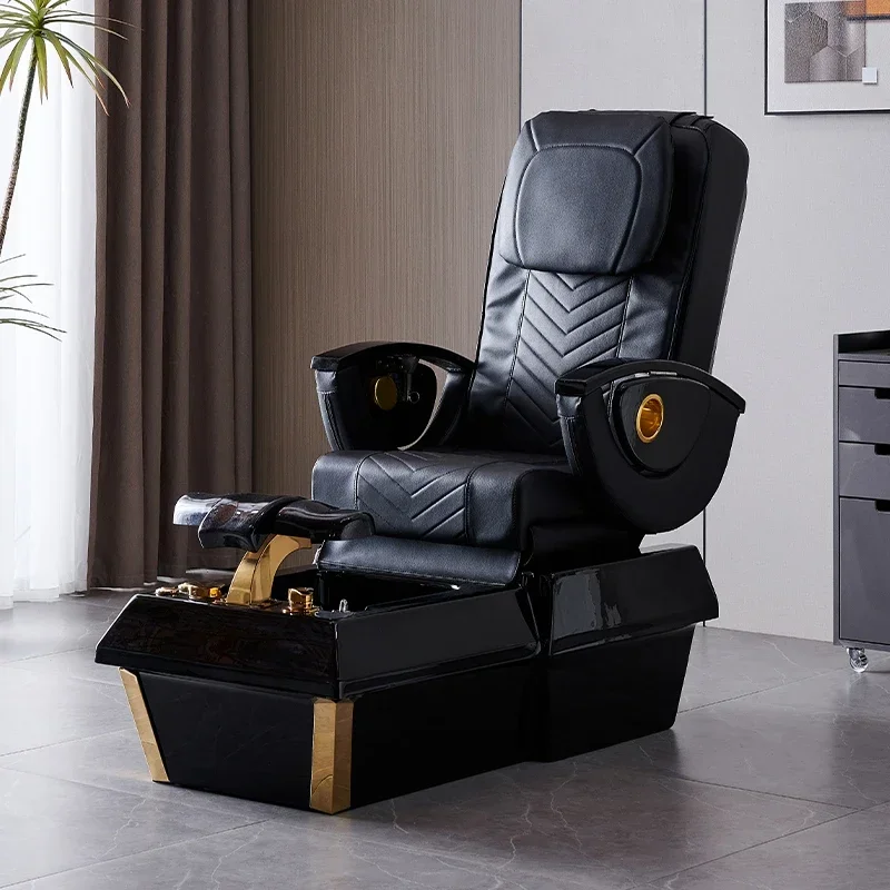 Салон для ногтей электрическое откидное массажное кресло маникюра спа ног