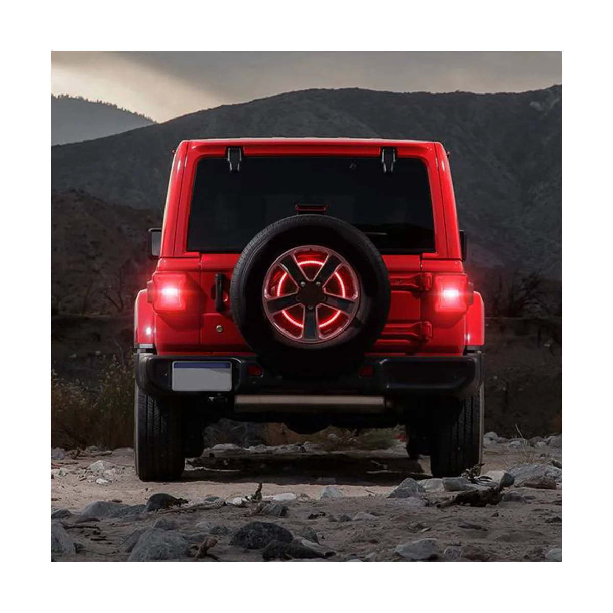 Задние стоп-сигналы запасные тормоза для шины фонарь заднего хода Jeep Wrangler JL/JLU 2018