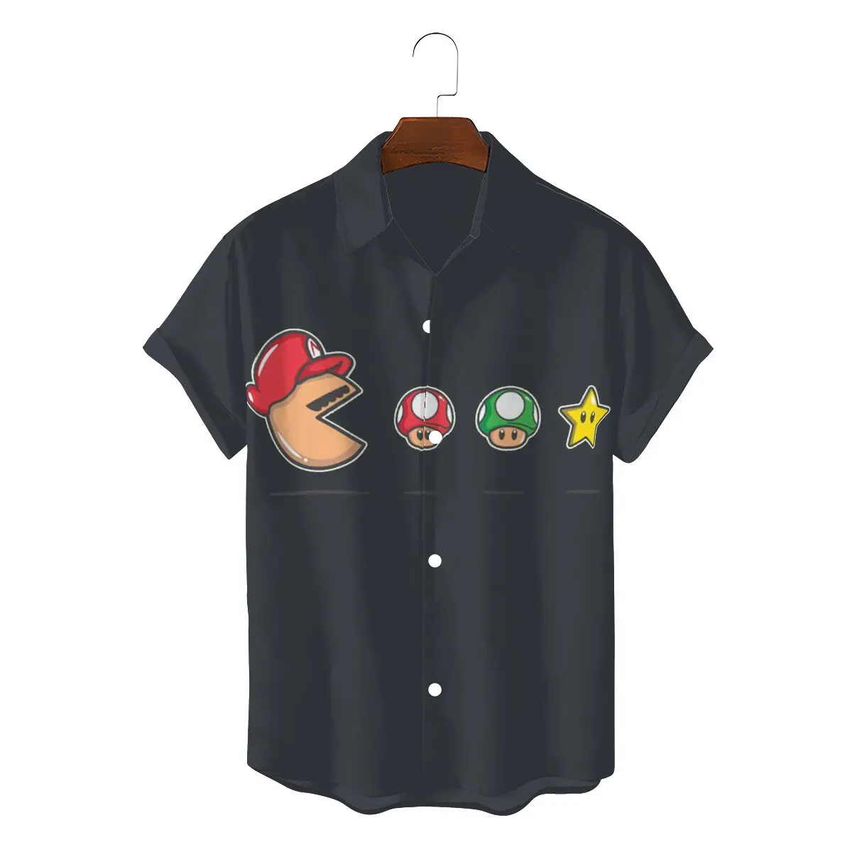 

PAC-MAR 3D Shirt For Men Pacman Retro Games Camisetas Novelty Shirts Comfortable Printed Fluffy