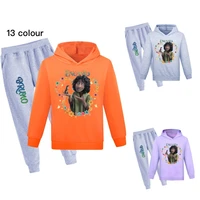2022 disney encanto girls boys children fashion hoodies and pant set kids clothing spring autumn sports suit tracksuit