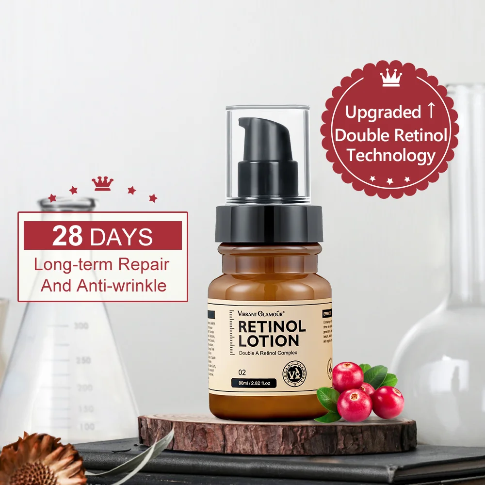 Vibrantglamor Retinol крем для лица и ретинол эссенция тонера 2 шт./компл. против старения