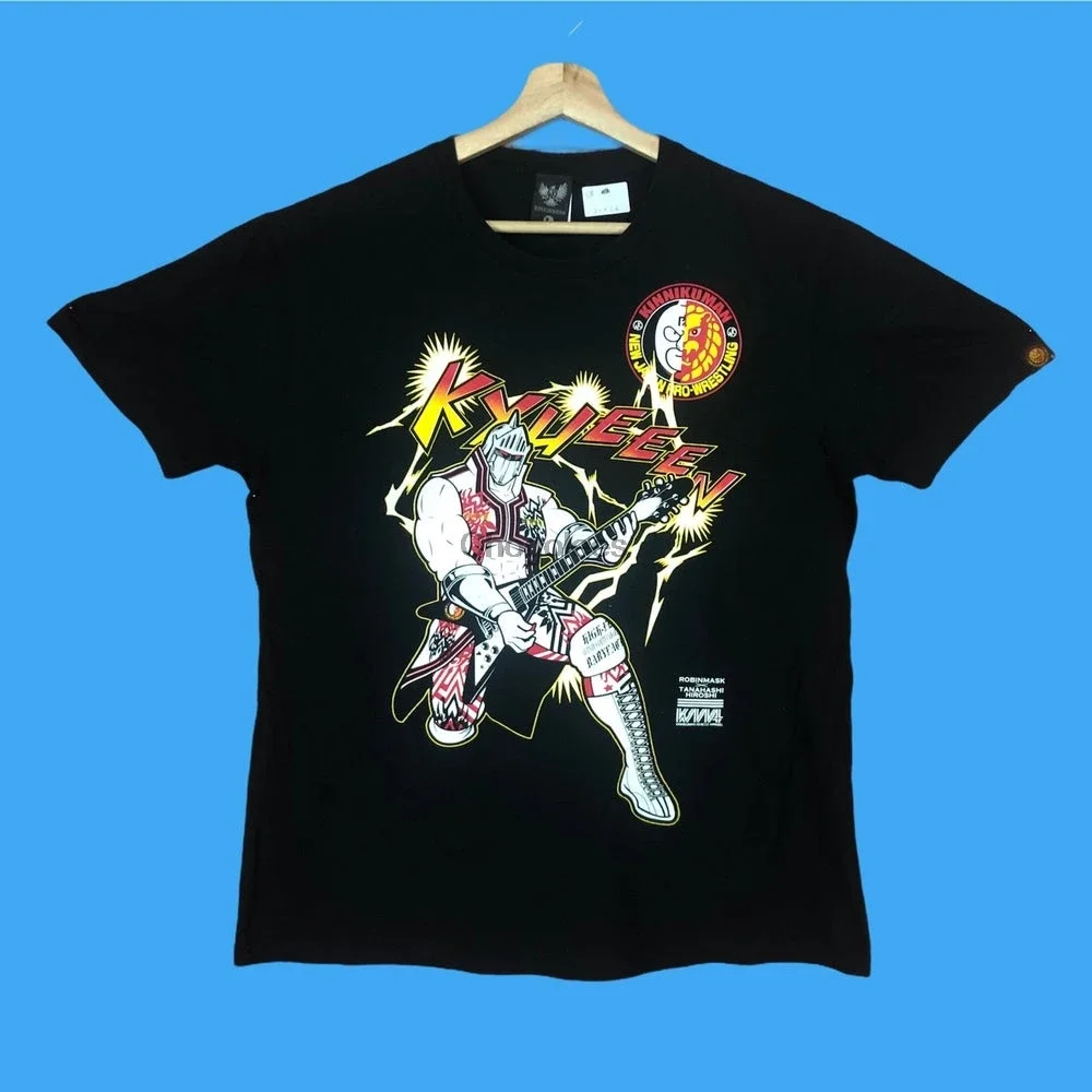 Винтажная Футболка Kinnikuman для японской борьбы размер L