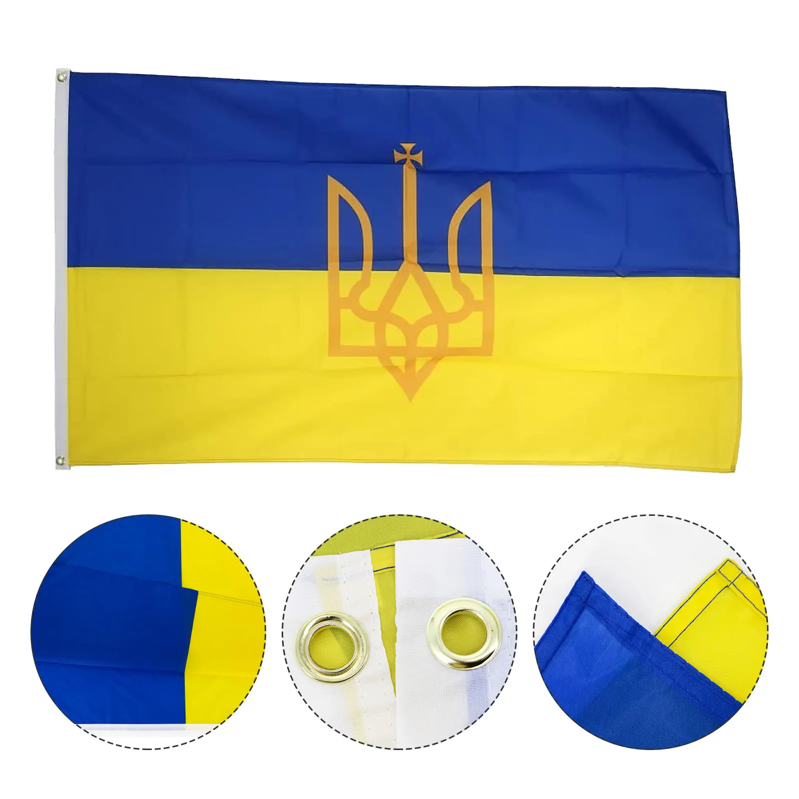 

Ukraine Flag Country Banner without Flagpole Ukrainian National Bunting Flags Ukrainian National Bunting Flags Indoor Outdoor