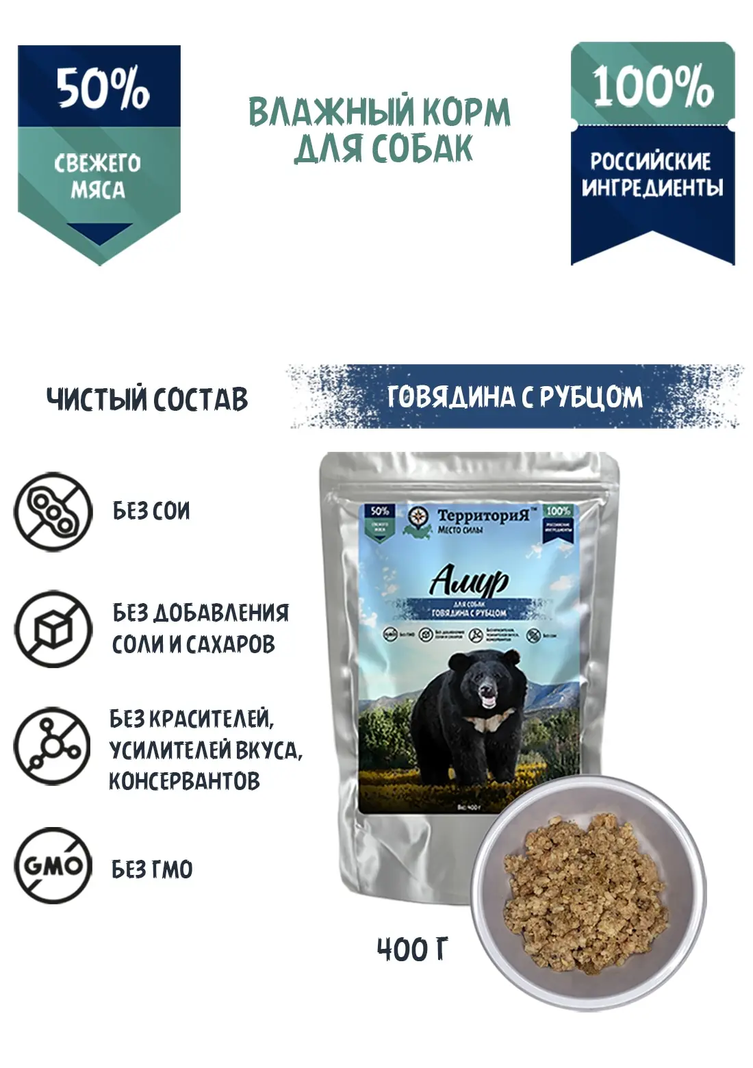 Влажный Корм Территория Купить