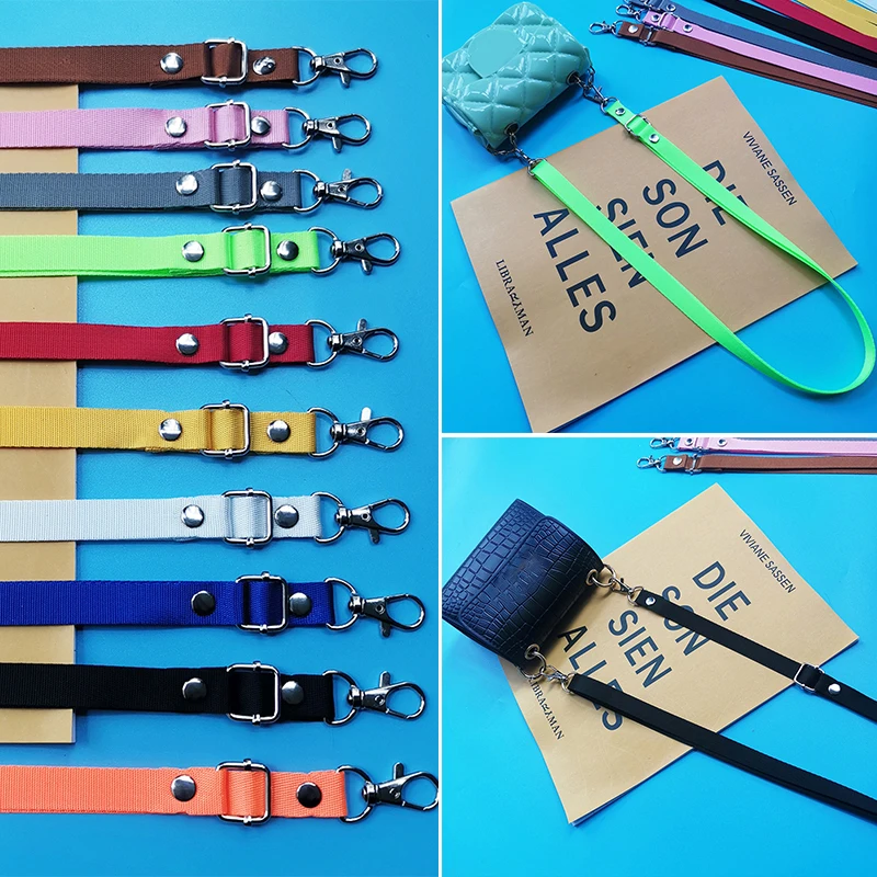 

130cm Length Shoulder Strap 1.5cm Wide Crossbody Bag Strap Adjustable Bag Part Accessories Cell Phone Bag Belt Handbag Belts