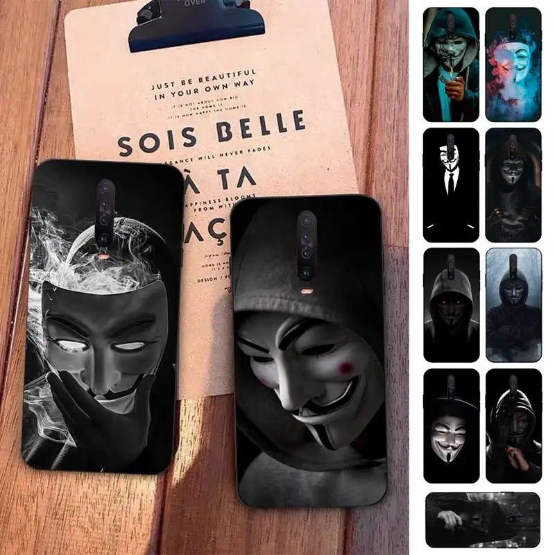 

Anonymous Phone Case for Redmi 5 6 7 8 9 A 5plus K20 4X S2 GO 6 K30 pro
