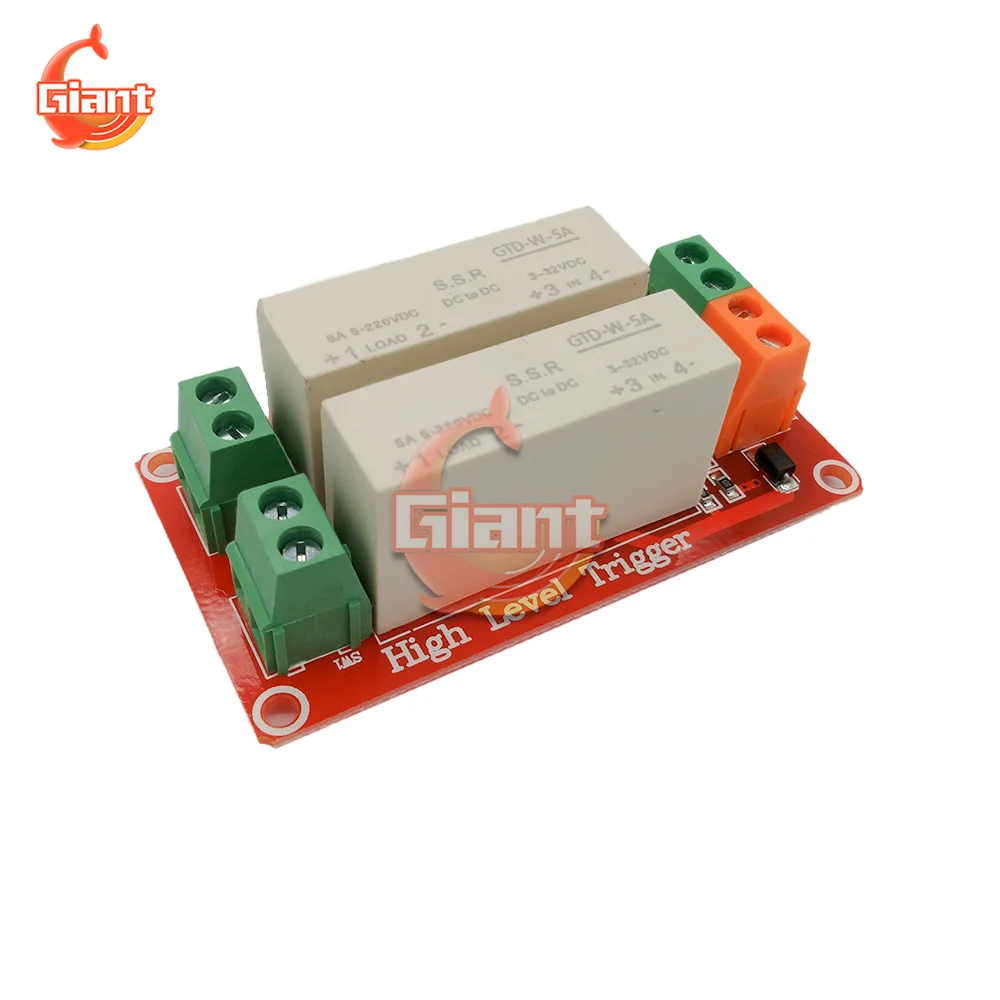 

Высокоуровневое пусковое реле постоянного тока, модуль твердотельного реле постоянного тока 2, 4, 8 каналов, Однофазное электрическое твердо...