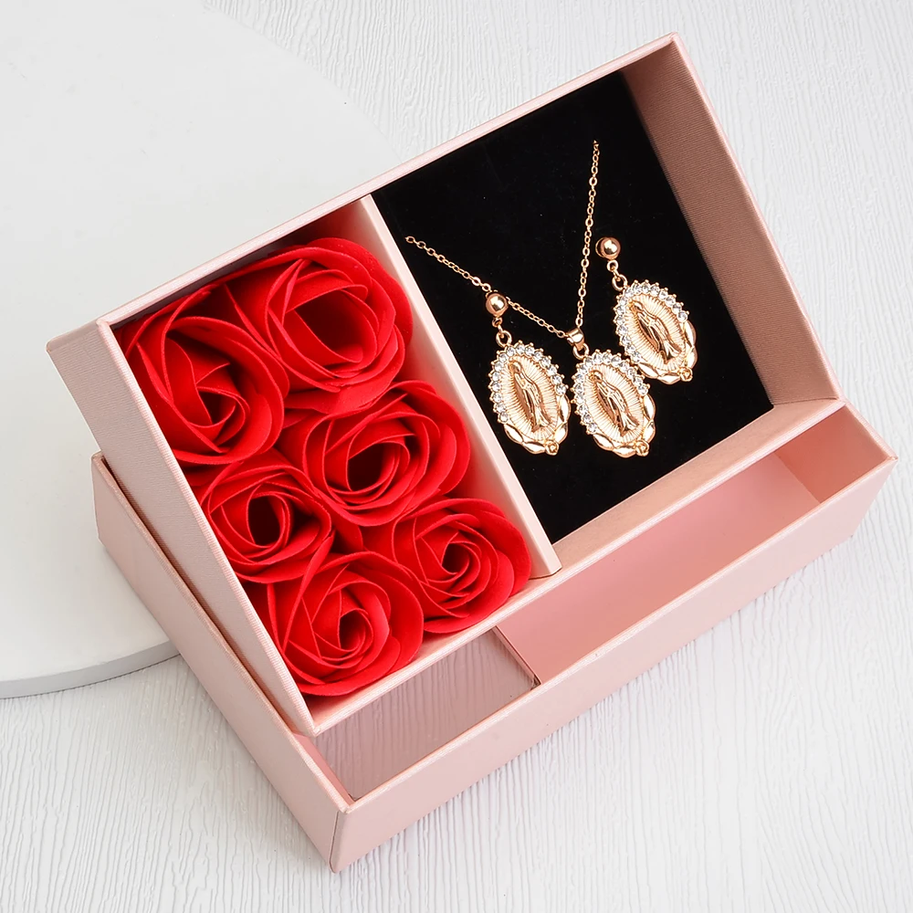 3 шт./набор женские серьги-подвески с изображением Девы Марии