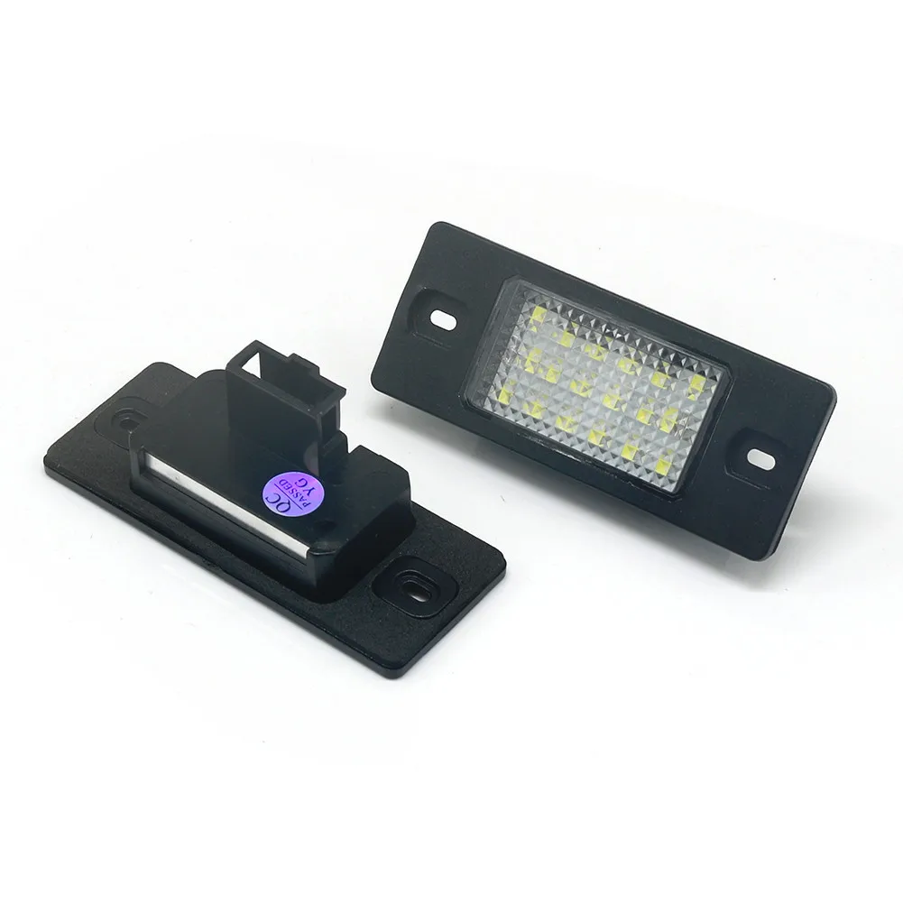 

2 шт. для Porsche Cayenne 955 957 2002-2010 3528 SMD 18 светодиодный светильник номерного знака задние фонари автомобильные аксессуары OEM 95563162002