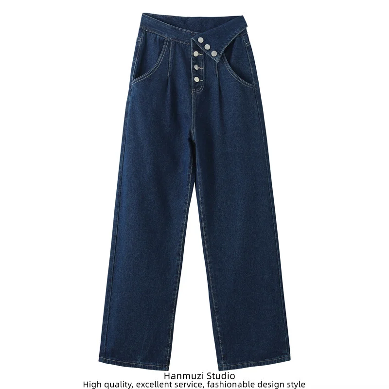 

Модные женские уличные штаны в Корейском стиле y2k, женские джинсы 2022, новейшие джинсовые брюки большого размера для женщин