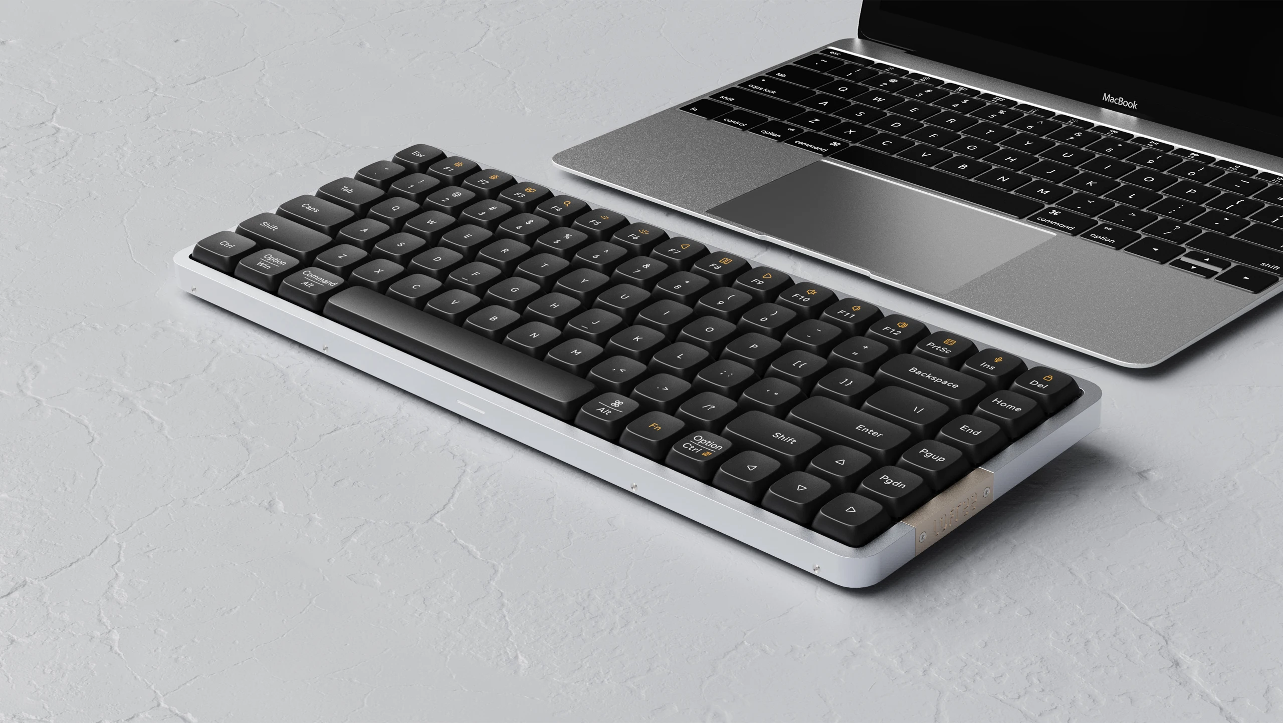 

Lofree Flow Keyboard Xiaoshun Dual Mode Bluetooth Wireless Type-C Wired Hotswap Gasket RGB Slim Metal Mechanical Keyboard