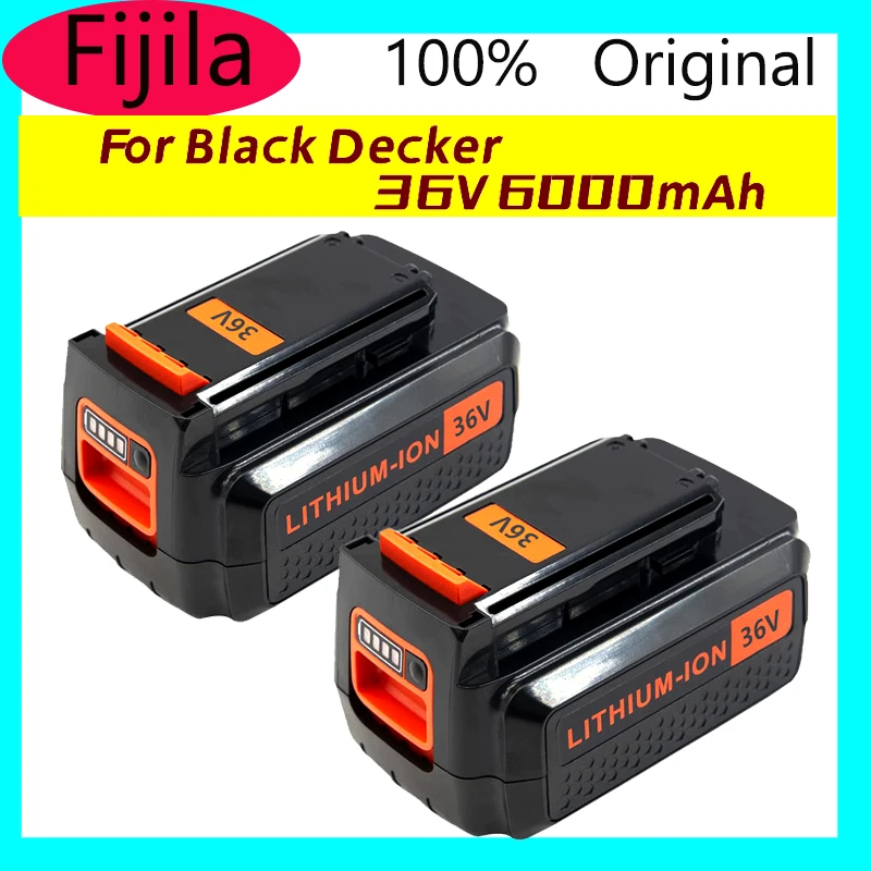 

36 В, 6,0 Ач, сменная литий-ионная батарея для Black Decker BL20362-XJ LST540 LCS1240 LBX1540, аккумуляторная батарея для инструментов
