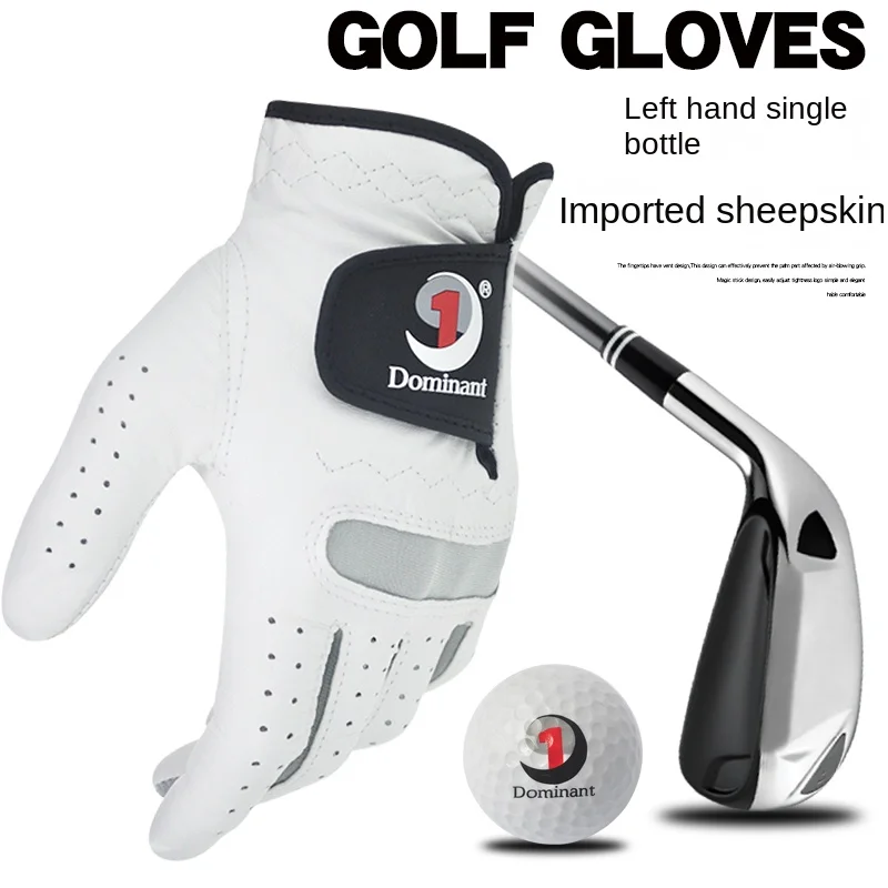 

Новый набор мужских перчаток для гольфа из овечьей кожи на всю его левую руку