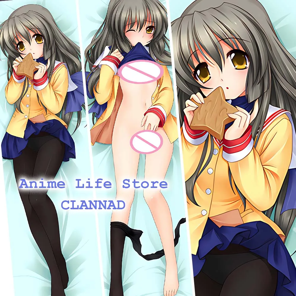 

Cute Ibuki Fuko Body Pillow Case 2WAY Dakimakura Anime CLANNAD Cosplay Pillowcase Bed Sleep Hugging Cushion Cover Car Bed Decor