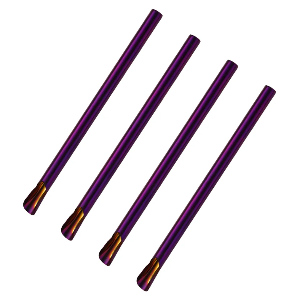

Straws Straw Tea Metal Reusable Drinking Bubblestirreraluminum Jumbocakes Smoothie Party Steel Stainless Spoons Sticks Bar