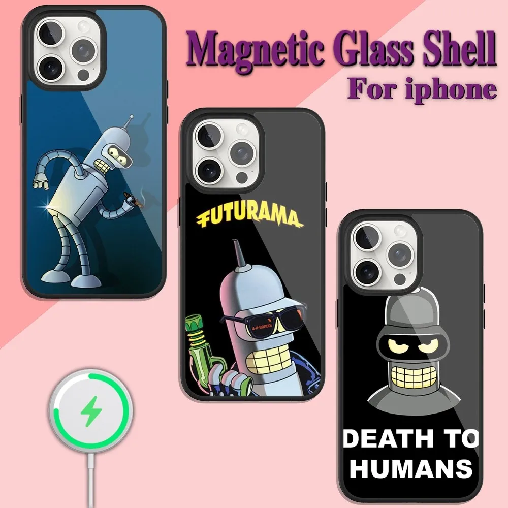 Внесanimasi футуристический чехол для телефона iPhone 13 14 15 11 12 Pro Max Plus стеклянный