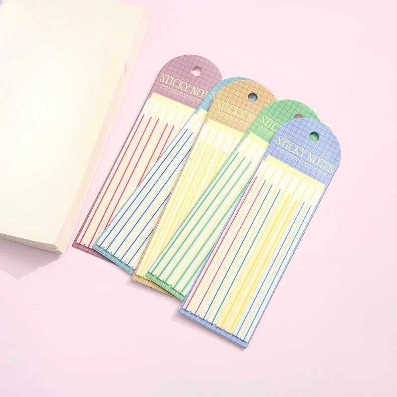 Прозрачная этикетка PET с цветными флуоресцентными клейкими заметками