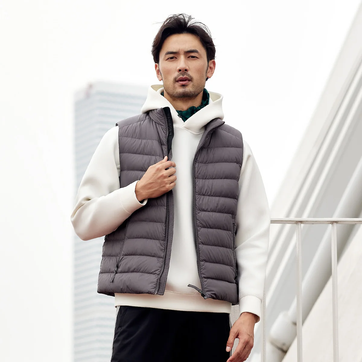 TANBOER Filling Power 600+ Anti-wrinkle Winter Vest Packable 90% Duck Down Sleeveless  Jakcet TF216023