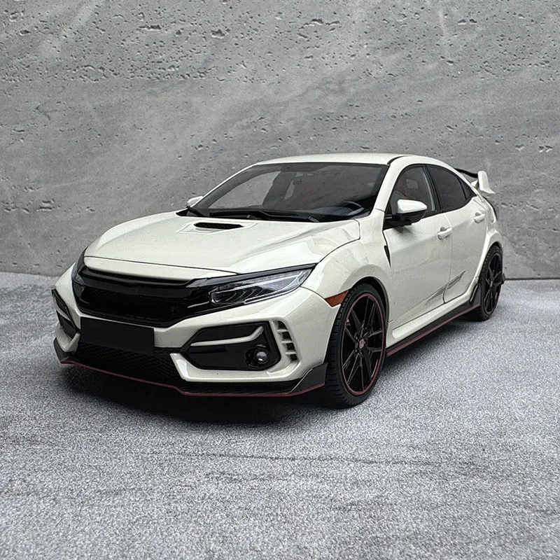 Модель автомобиля Honda Civic Type R FK8 1:18 Champion White | AliExpress