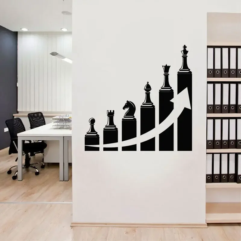 Офисные виниловые наклейки на стены украшение для офиса успеха карьера лестница