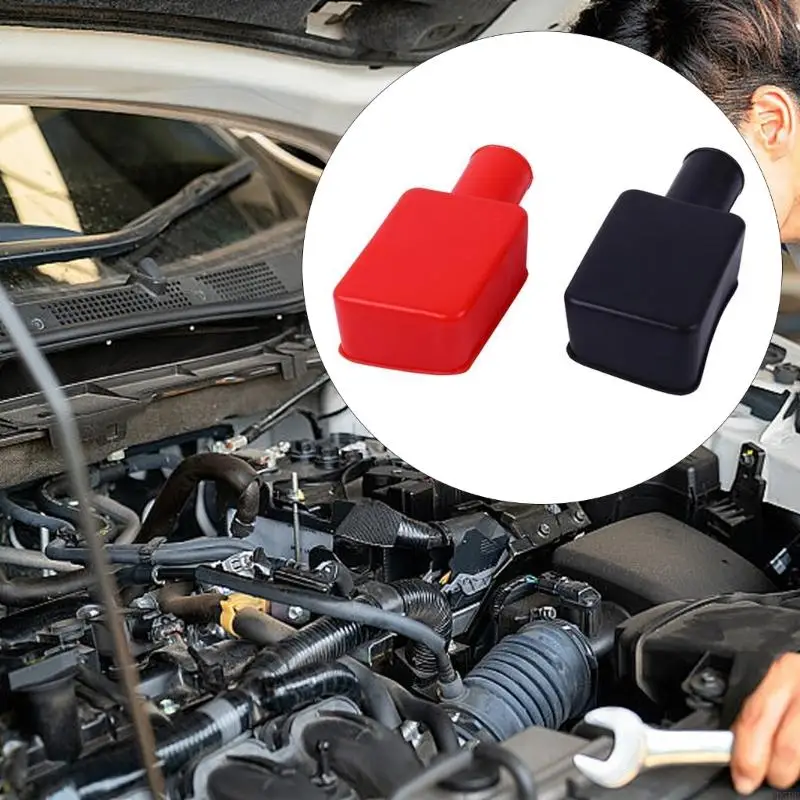 D5BE 6 шт. крышка клеммы аккумулятора изоляционные защитные колпачки для