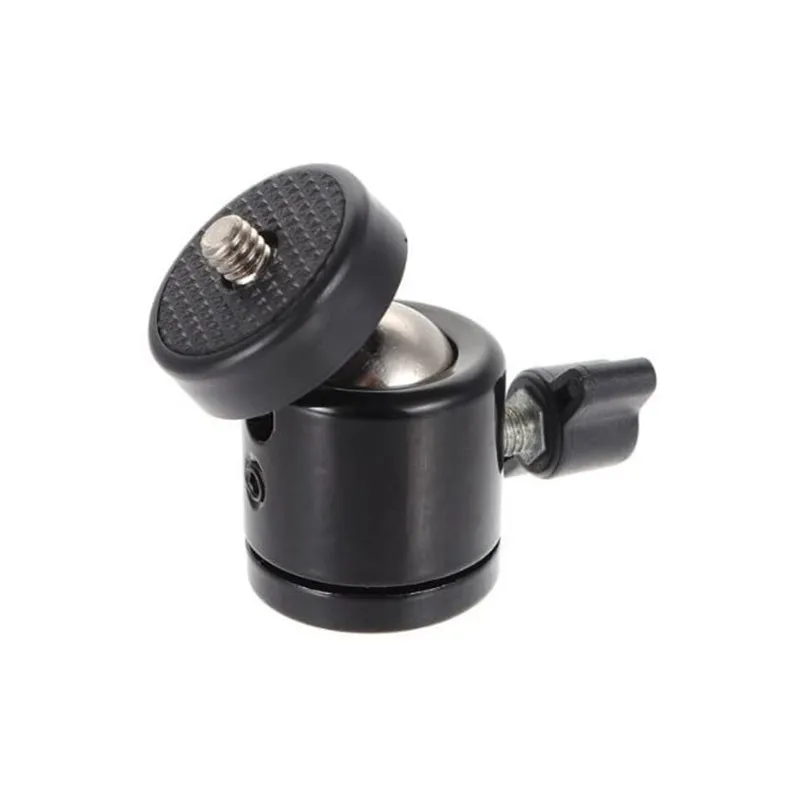 1/4&quot Mini Ball Head 360° Bracket Mount for Camera Tripod Camcorder Light Nikon Canon DSLR Dsr Stand 3/8&quot Flash Holder |