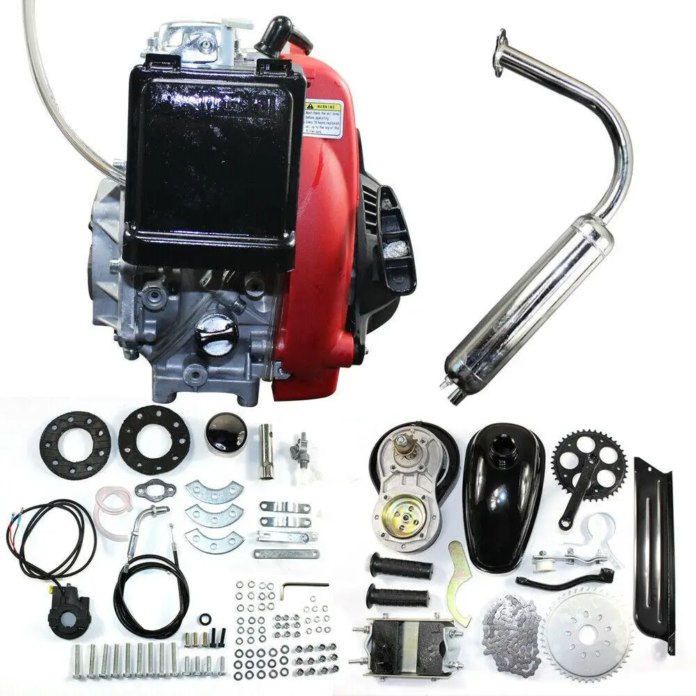 

Bike Engine Motor Kit 4-Stroke 49CC Gas Petrol Motorized Bicycle Scooter Belt