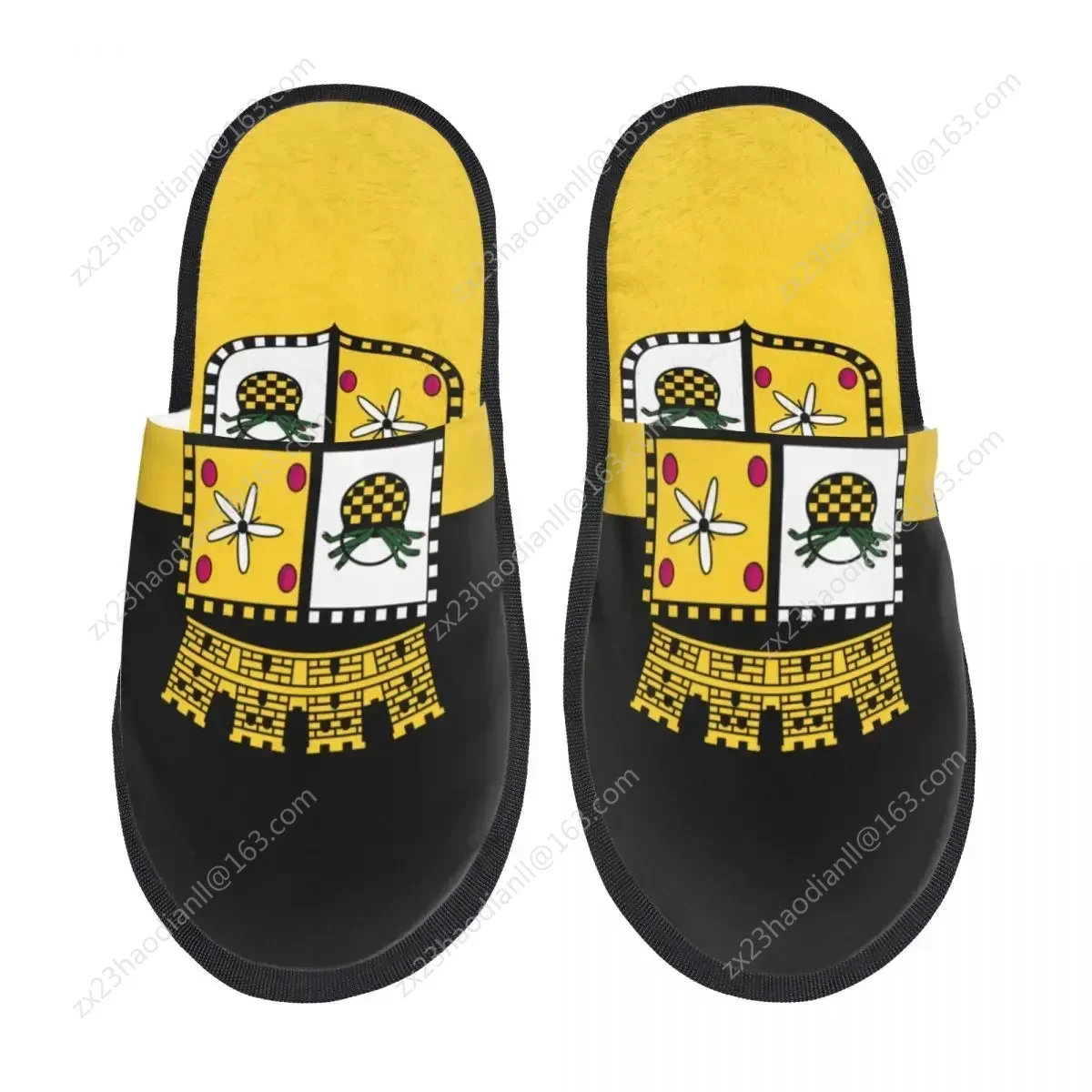 Зимние женские и мужские Нескользящие плоские тапочки Bandera De Yauco Пуэрто-Рико