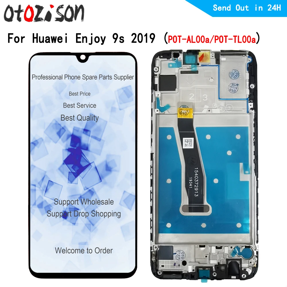 

6.21" IPS LCD For Huawei Enjoy 9s 2019 POT-AL00a, POT-TL00a LCD Display Touch Screen Digitizer With Frame Assembly For Enjoy9S