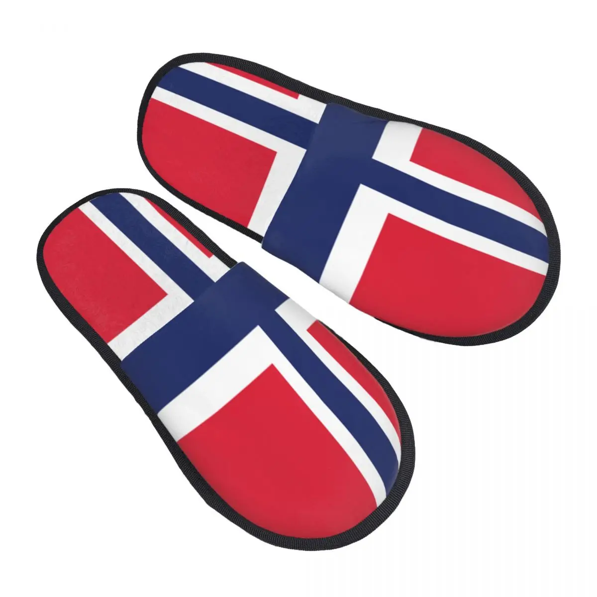 

Домашние теплые тапочки с флагом Норвегии, зимние домашние плюшевые тапочки, модные домашние мягкие пушистые Тапочки