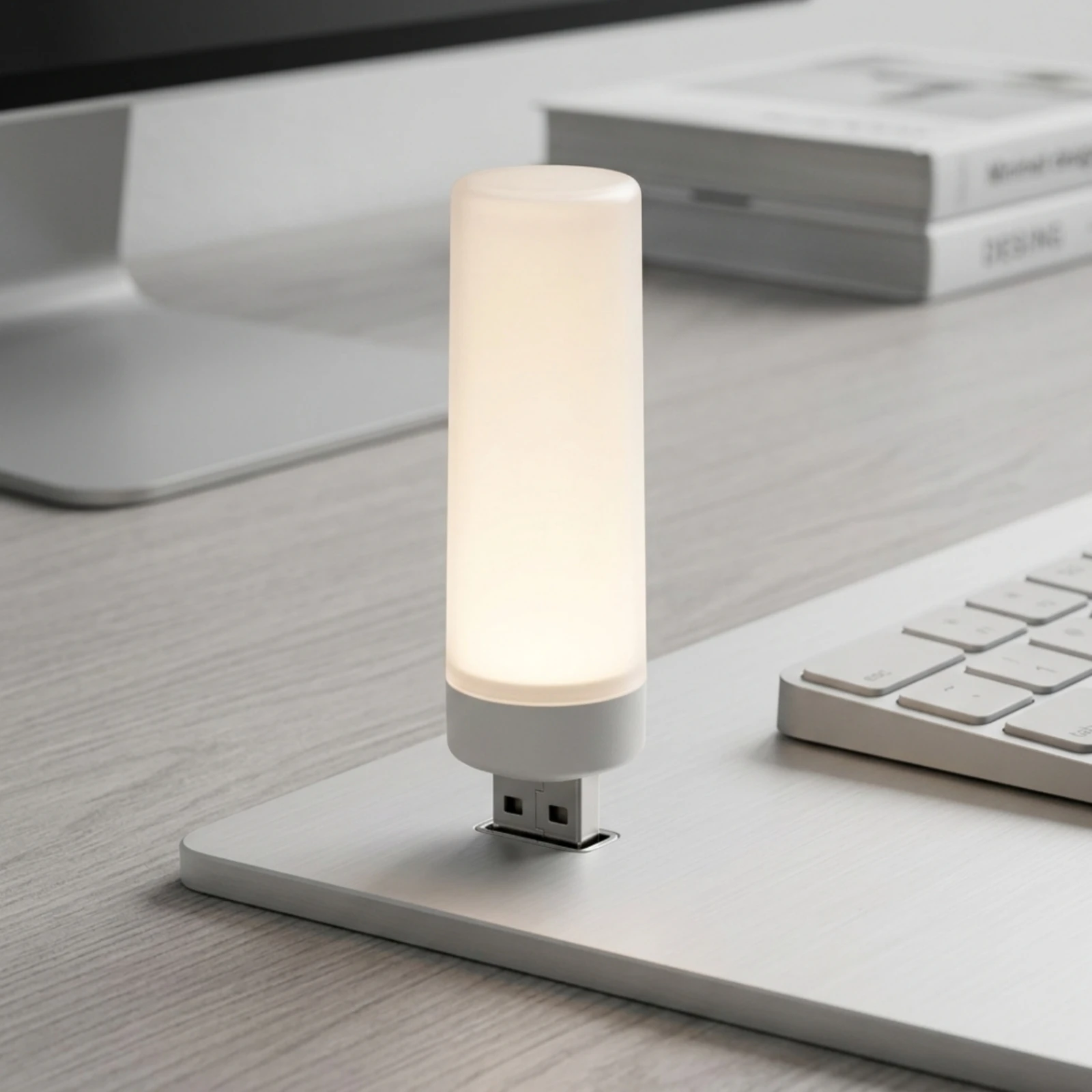 Фото USB-светильник с эффектом пламени, декоративный, бездымный, с мягким свечением, безопасный для спальни и автомобиля №4