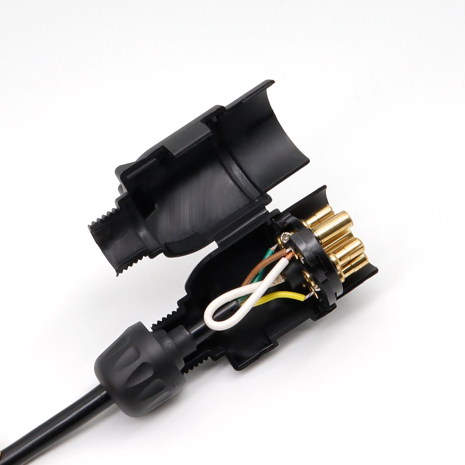 Адаптер для прицепа стандарта ЕС-США Круглый адаптер с 7 контактами на 4 контакта