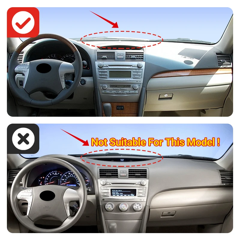 Автомобильные аксессуары для Toyota Camry XV40 2007 2008 2009 2010 2011 чехол приборной панели