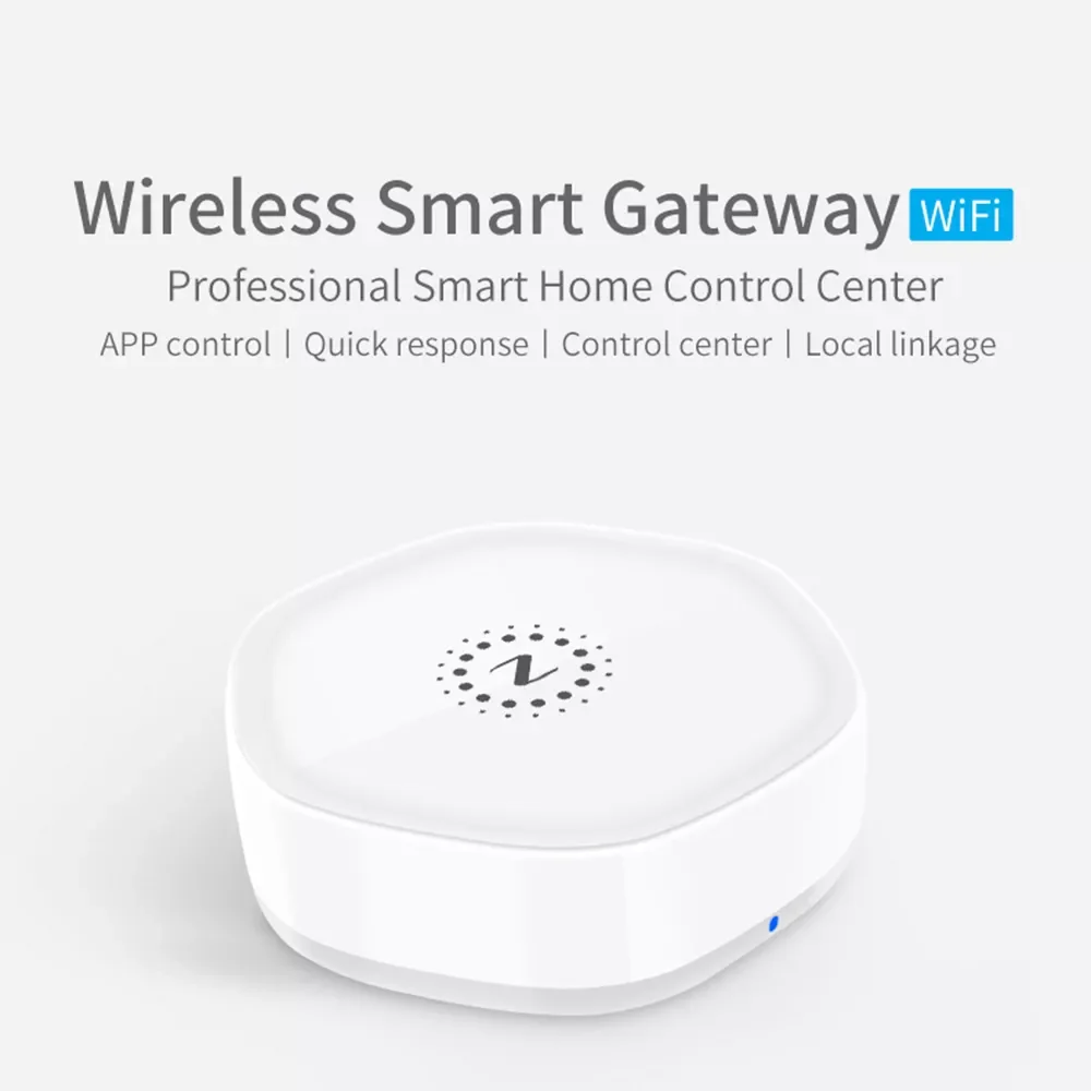 

Smart Home ZigBee 3.0 Wireless Smart Gateway Remote Control WiFi Smart Gateway App Support 50+ Devices Online