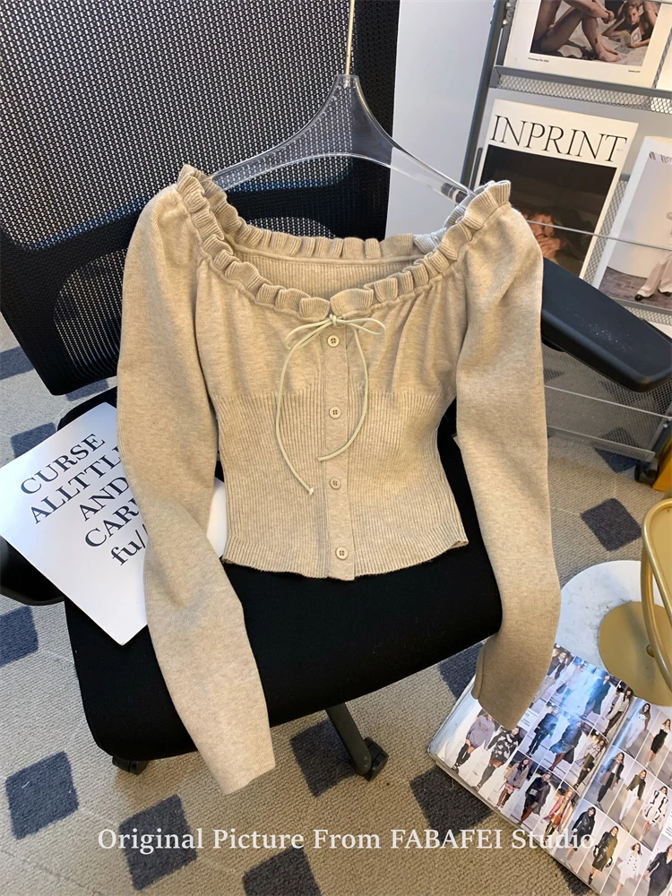 Осенне-зимние женские облегающие пуловеры свитер с вырезом-лодочкой трикотажная