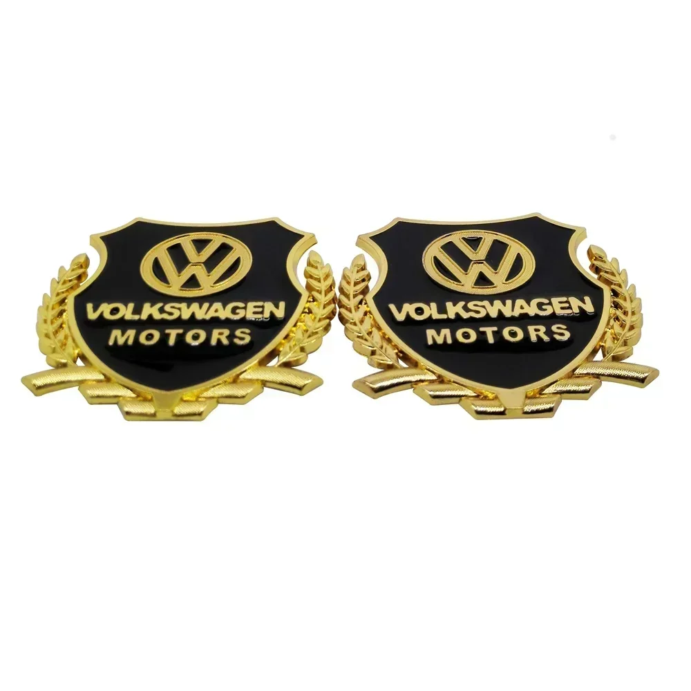 

2 шт. наклейка для Volkswagen Golf MK4 MK6 MK7 Jetta Touareg Beetle Passat Polo Tiguan CC наклейка на кузов автомобиля металлическая эмблема Стайлинг