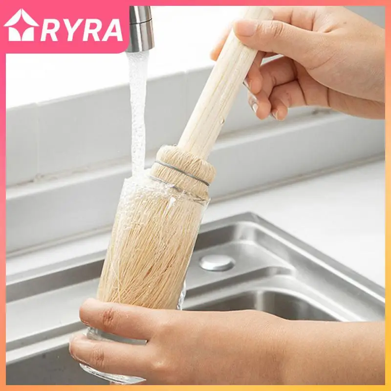 

No Surface Damage Oil-free Dishwashing Brush Dense Brush Can Hang Dish Wash Brush Small 23x2cm/large 26x2cm Scrubber Save Space