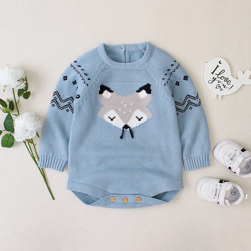 

Fox Infant Clothing Baby Boy Girl Clothes New 2022 Boys Girls Rompers Fashion Baby Romper Cute Cartoon Fox Jumpsuit Kids Costume