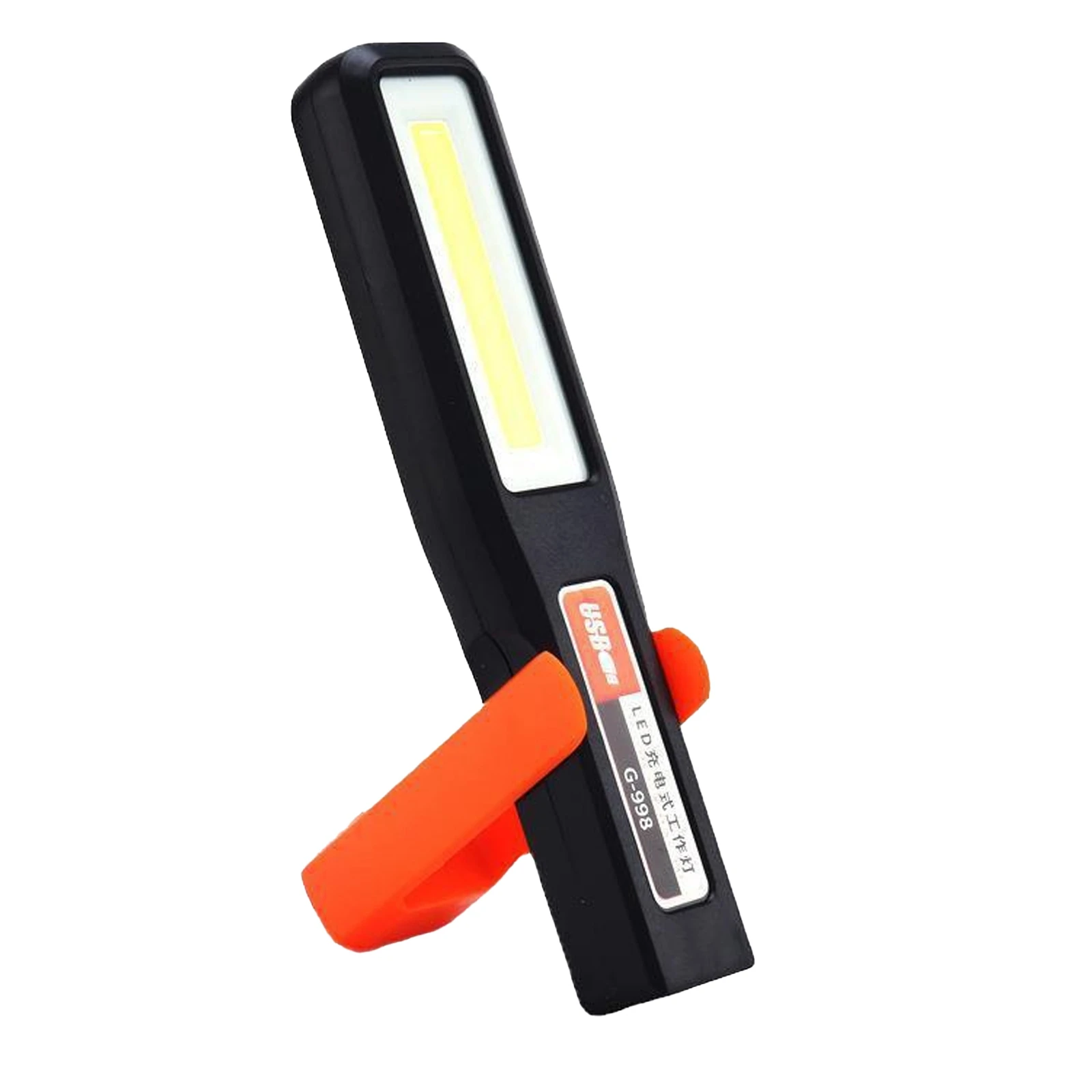 

ABS Rechargeable Inspection Lamp COB LED Magnetic Work Light Flexible Cordless Torch Built-in Rechargeable Battery 35mm*195mm