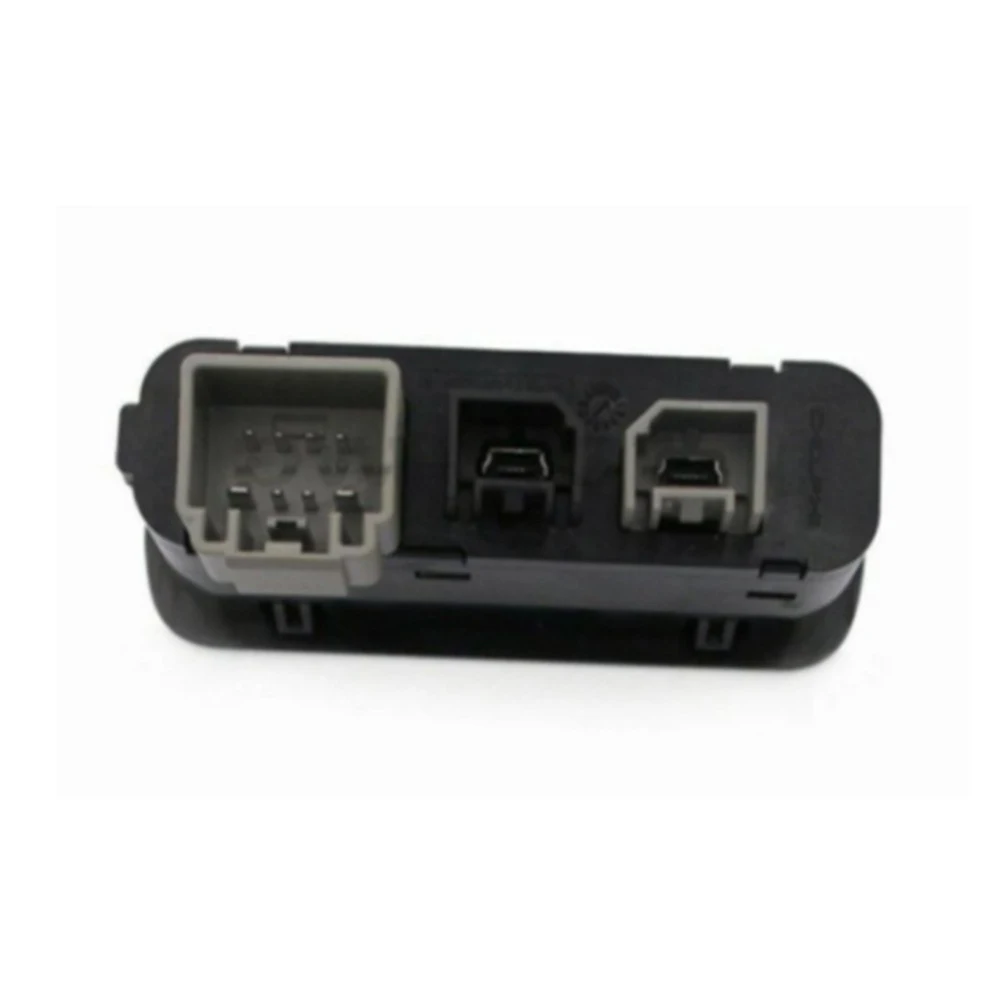 

4S Shop Car Repair Shop Car Charger Central USB Panel 68294075AC ABS Black For Chrysler 300 For Dodge Challenger