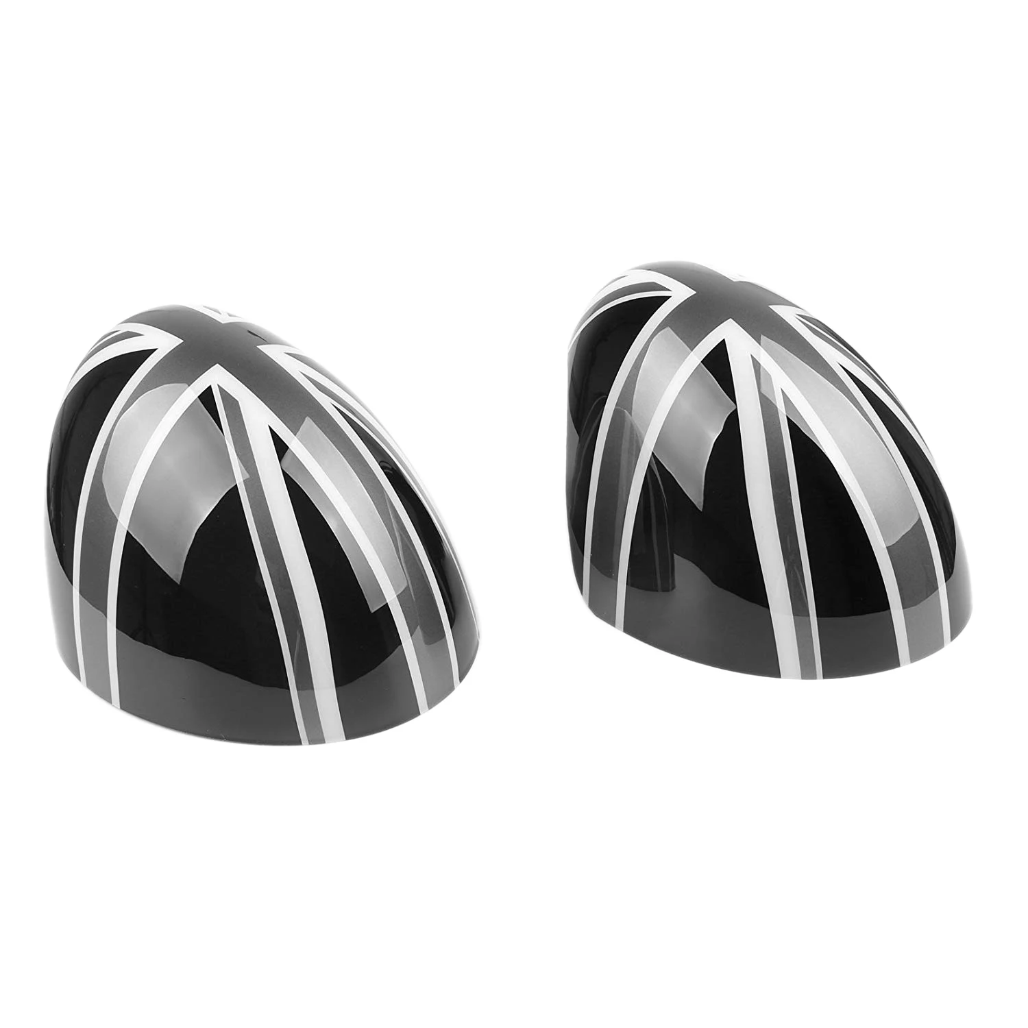 

Car Door Side Mirror Cover Caps for Mini Hardtop F54 F55 F56 F57 F60 Series Black&Gray UK Flag