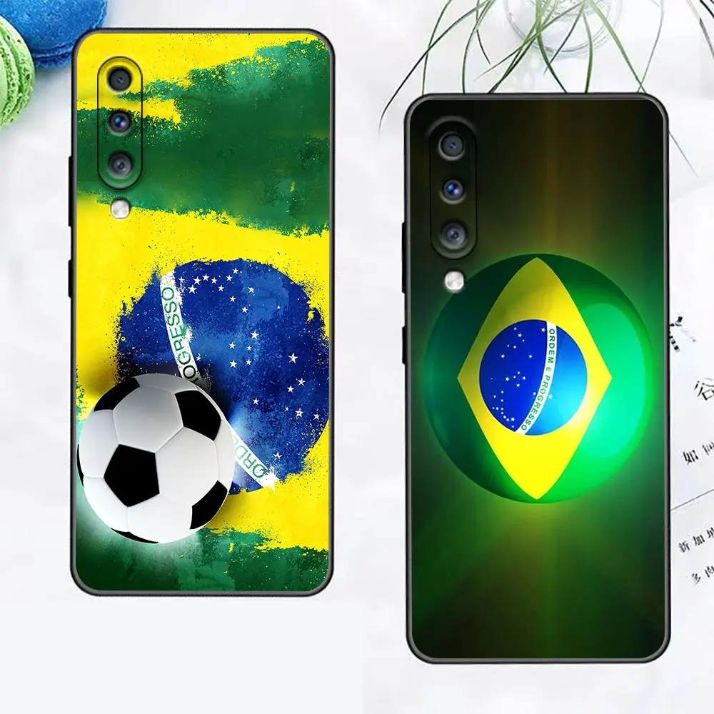 

National Flag Of Brazil Soccer Case For Samsung A90 A80 A70 A70S A60 A50 A40 A30 A30S A20S A20E A10 A10E A9 A8 Silicone Cover