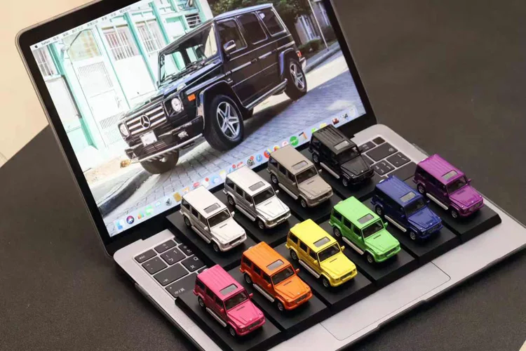 

Kyosho 1:64 G55 BENZ SUV внедорожник, сплав автомобиля, модель украшения