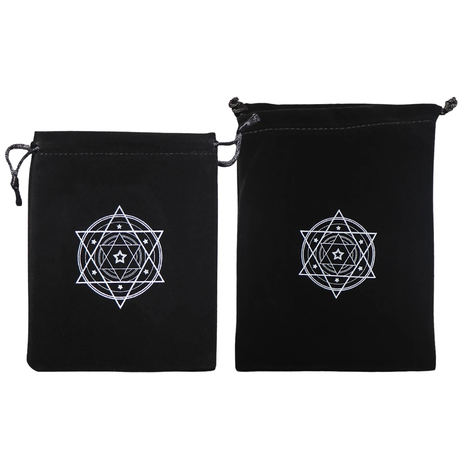 

Velvet Bag Tarots Oracle Card Bag Witch Divination Crystal Storage Bag Game Card Package Board Game Accessories Gift Bag