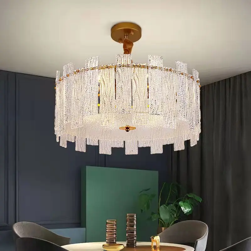 Купи Modern golden E14 living room crystal ceiling lamp bedroom crystal chandelier dining room crystal light kitchen indoor chandelie за 2,215 рублей в магазине AliExpress