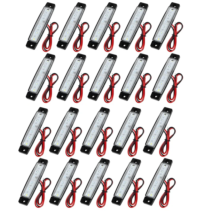 

20X LED Rock Lights, Strip Lights Waterproof Exterior Interior Lights for Golf Cart,Jeep Wrangler,Truck,RV,UTV,ATV,Ford,