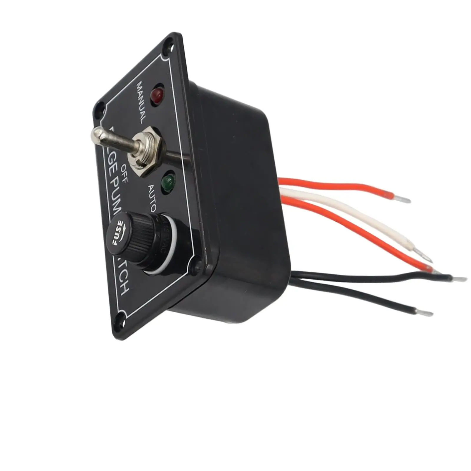 

Rocker Toggle Bilge Pump Switch Panel Fuse LED Indicator DC 12V Fits for Marine Boat Cars