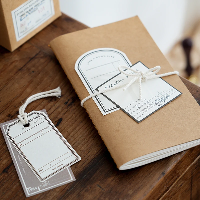 Журнал GO 30 шт./лот летняя винтажная простая рамка для записей материал бумага