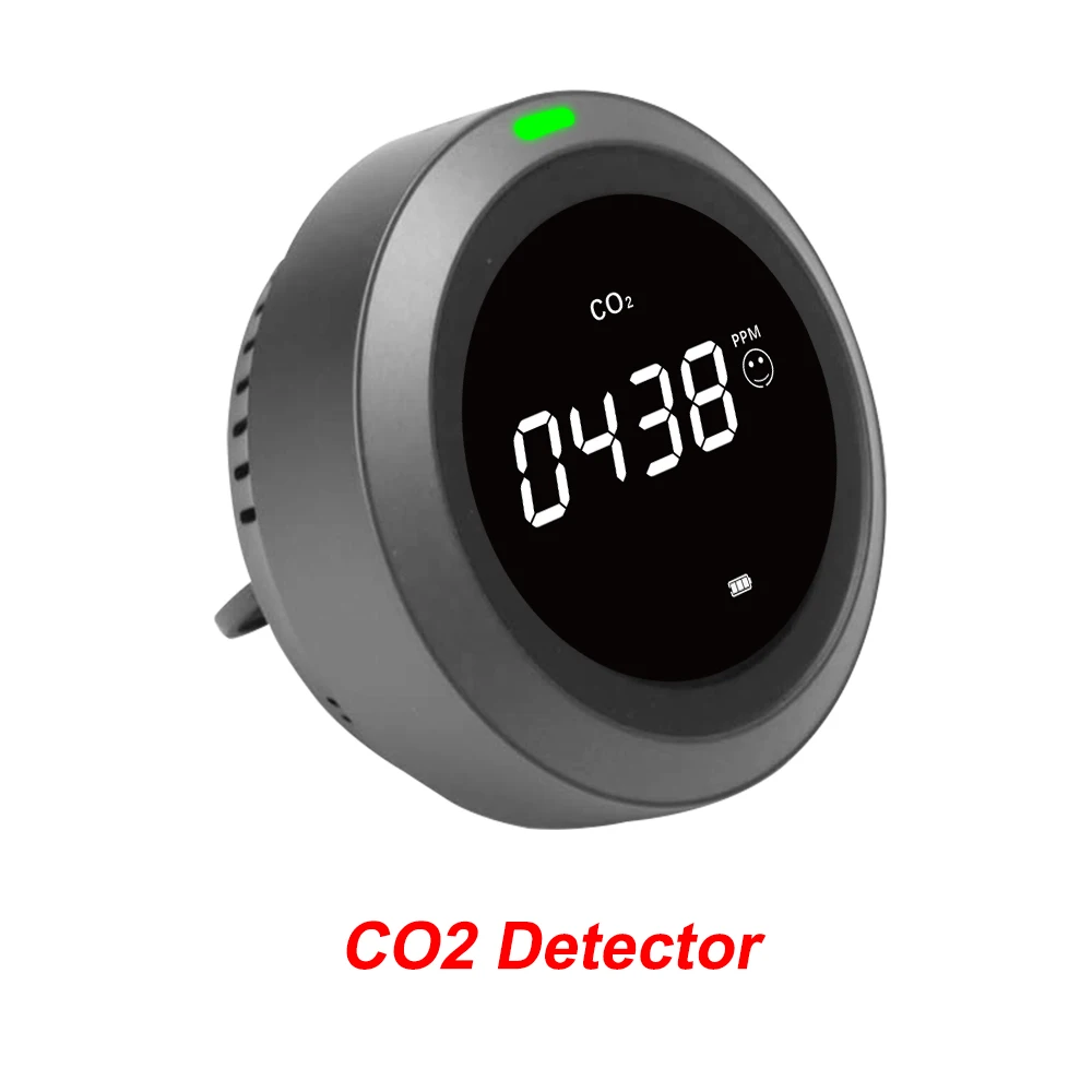 

Digital CO2 Sensor CO2 Meter Air Quality Monitor CO2 detector Gas Analyzer Gas Detector Recharge Carbon dioxide tester