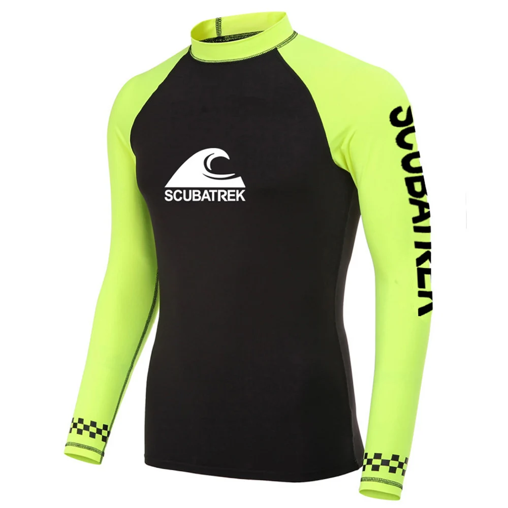 Мужская плавательная футболка купальник пляжная одежда с защитой от УФ-лучей для